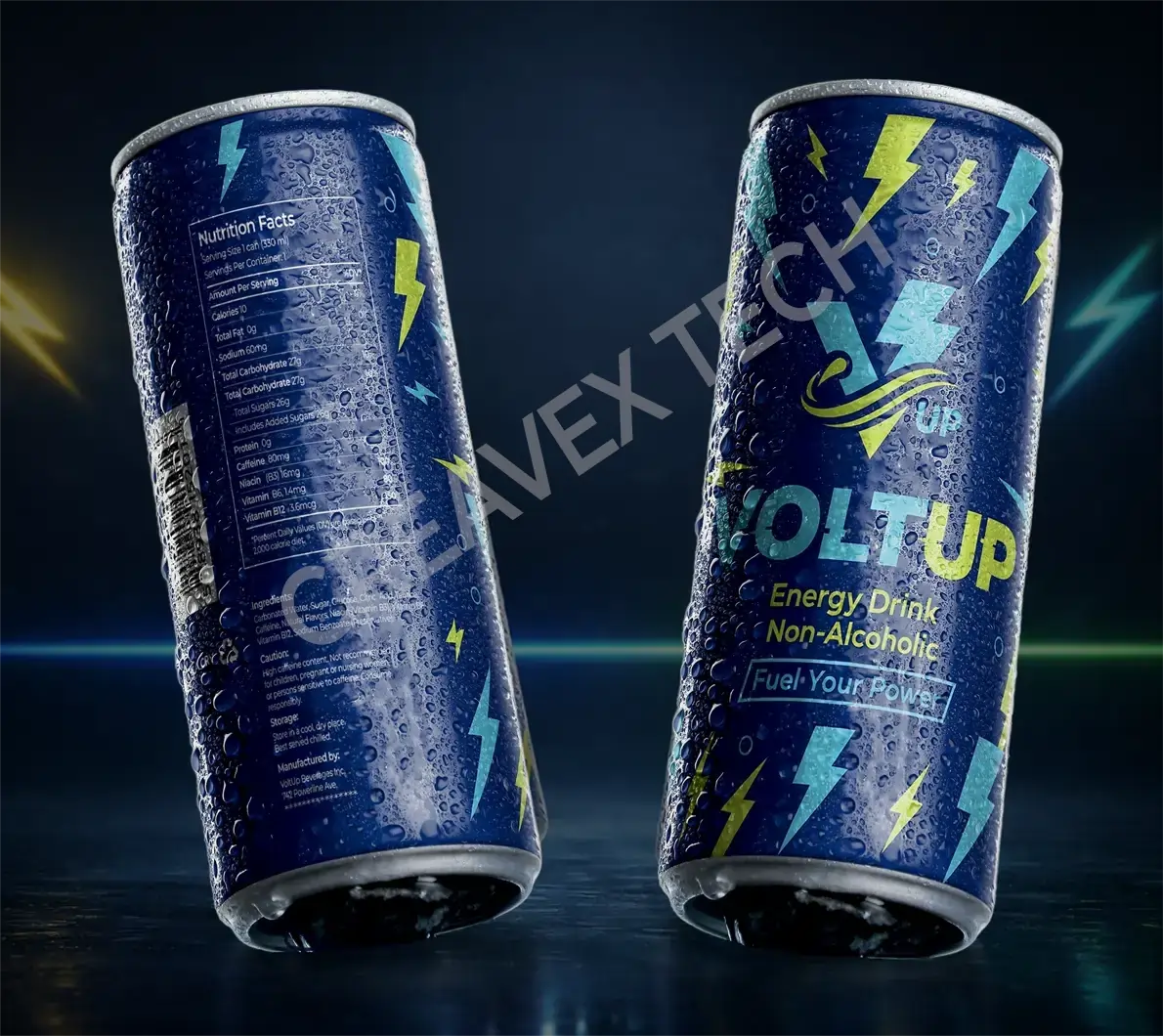 Energy Drink design on can by Creavex Tech